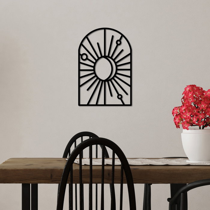 Wallity Window And Crescent - M Negro
